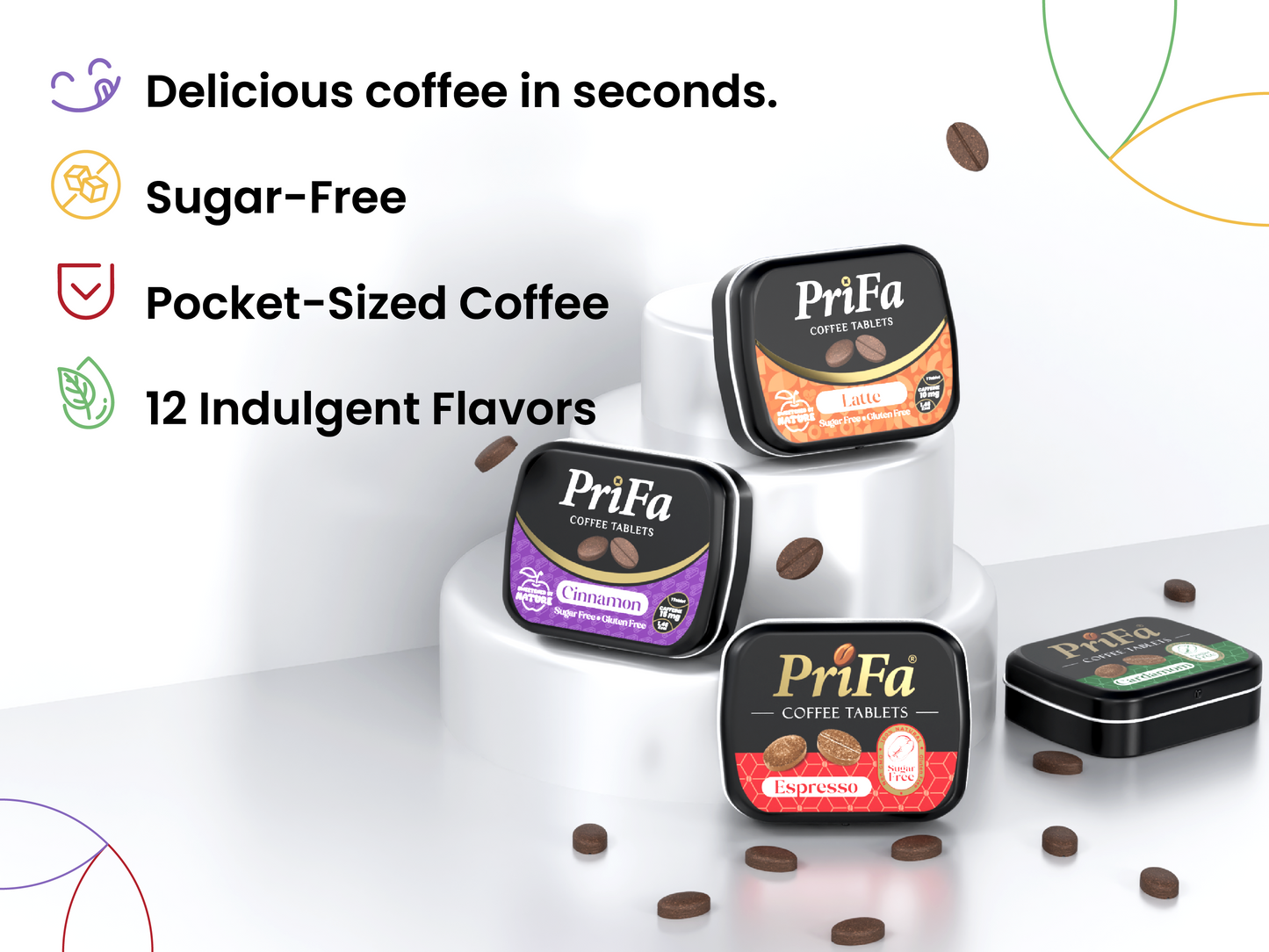PriFa Coffee Tablets - Sample Box