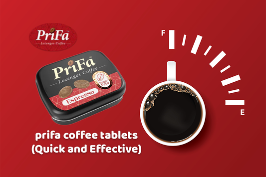 Prifa coffee tablets