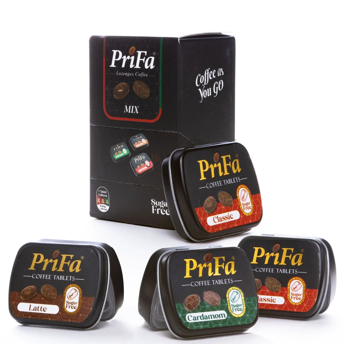 PriFa Coffee Tablets Instant Boost, Anytime, Anywhere